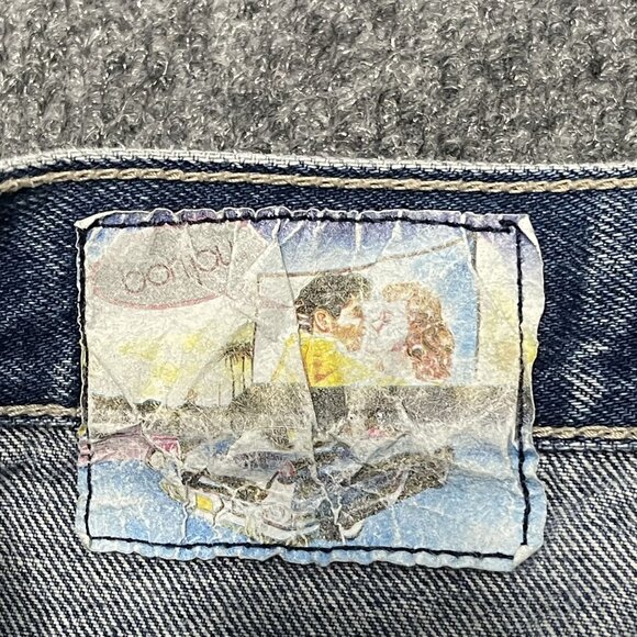 Bonjour Womens High-Waisted Vintage 80's Blue Jeans Size 9 - Picture 4 of 10